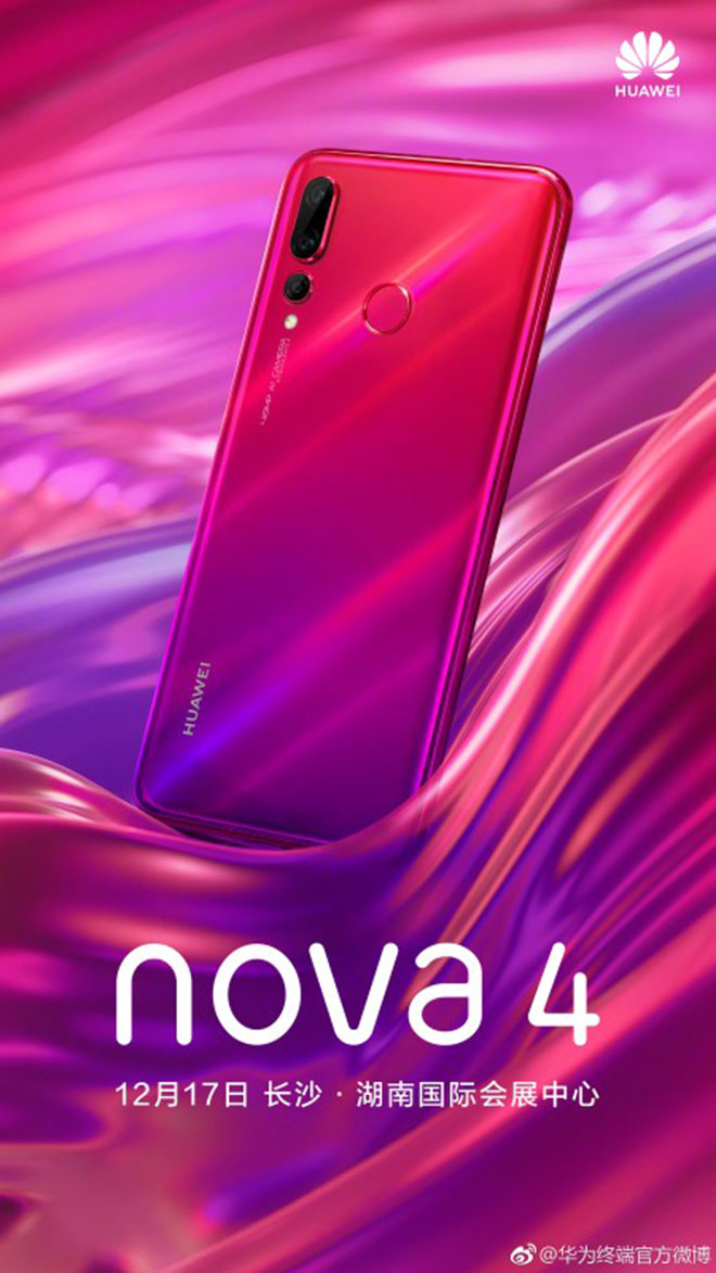 Huawei nova 4 sẽ tạo cơn sốc với camera lên đến 48 megapixel