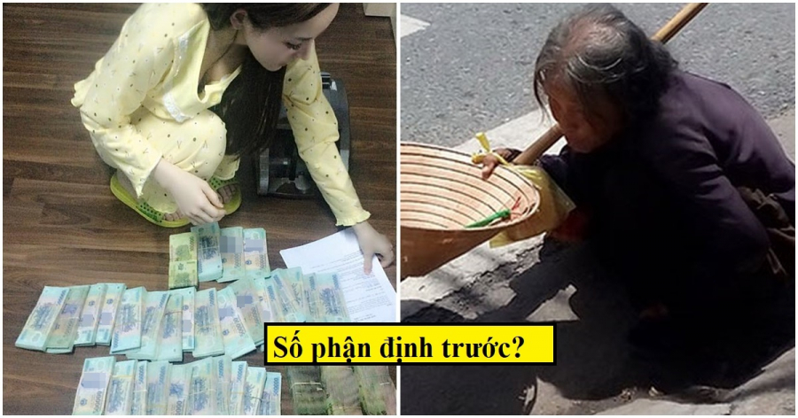 Con người sinh ra đã được định trước số phận giàu – nghèo, sướng – khổ đúng hay sai?