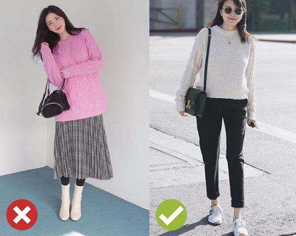Giờ đi đâu cũng thấy áo len oversized, để diện item này không bị luộm thuộm bạn hãy bỏ túi 3 tips sau
