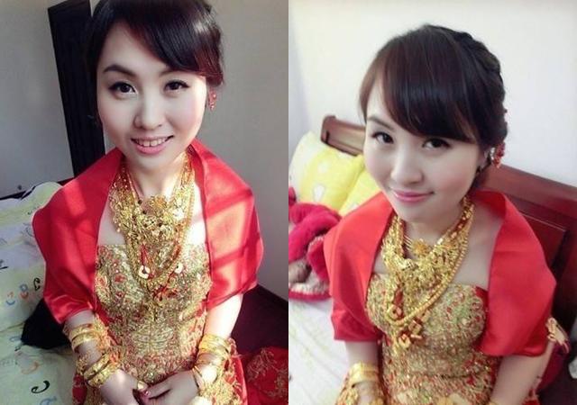 Lóa mắt với đám cưới tắm trong vàng của cô dâu xinh đẹp lấy chồng đại gia