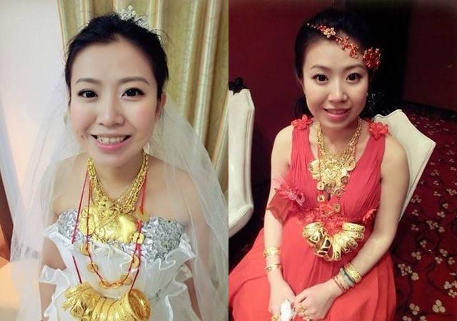 Lóa mắt với đám cưới tắm trong vàng của cô dâu xinh đẹp lấy chồng đại gia