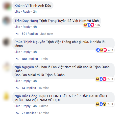 Trịnh Trọng Tuyên Bố Việt Nam Vô Địch! - cái tên hút hàng chục nghìn like dành cho ông bố nhờ dân mạng đặt tên cho con đúng hôm chung kết AFF Cup