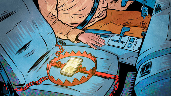 Bộ tranh con người chạy theo giá trị ảo, đánh mất chính mình