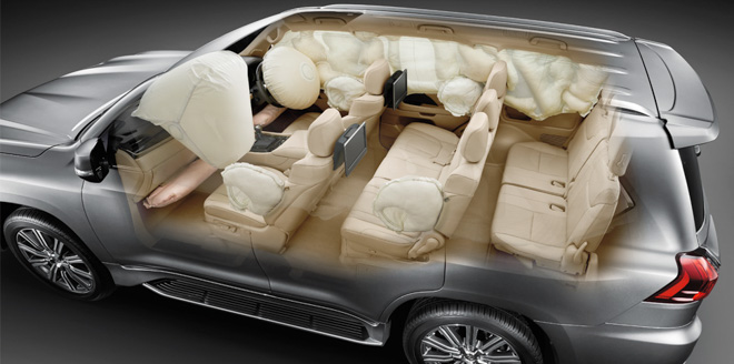 Gần 88.000 chiếc Toyota Land Cruiser và Lexus LX570 buộc triệu hồi vì lỗi túi khí