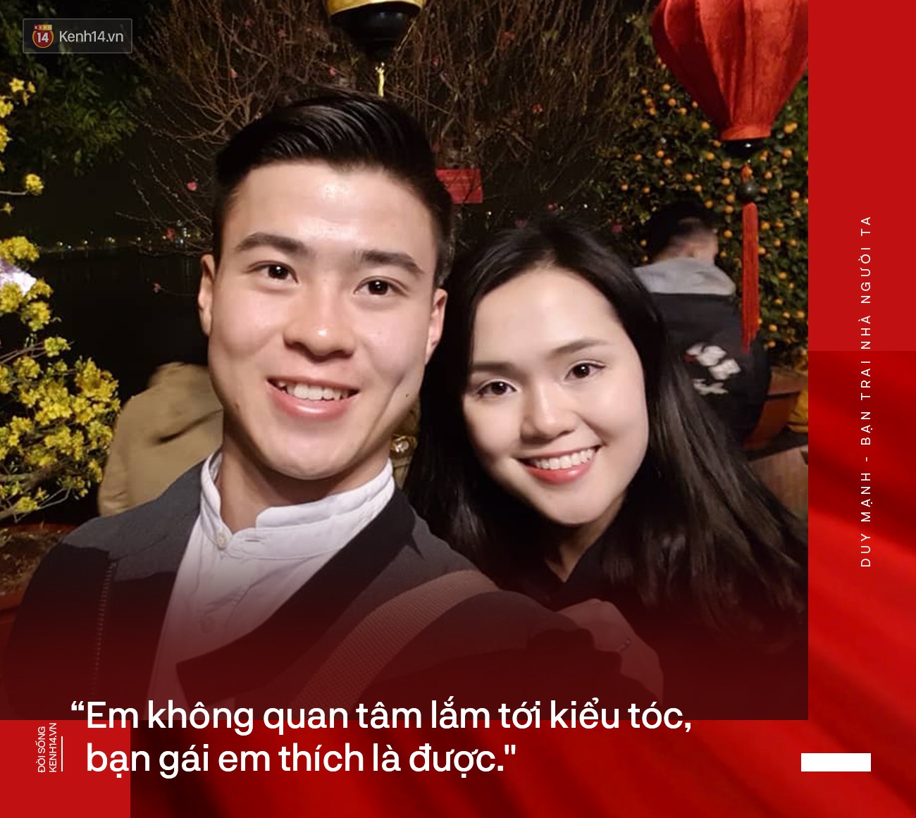 Bạn trai nhà người ta Duy Mạnh: Chiến thắng, vinh quang hay mọi điều tốt đẹp nhất đều dành tặng bạn gái