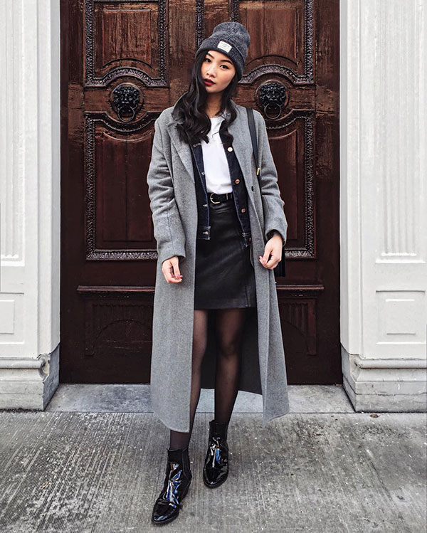 4 công thức mix&match; với áo khoác dạ - item sống mãi với thời gian mà mùa đông nào các nàng cũng đem ra diện