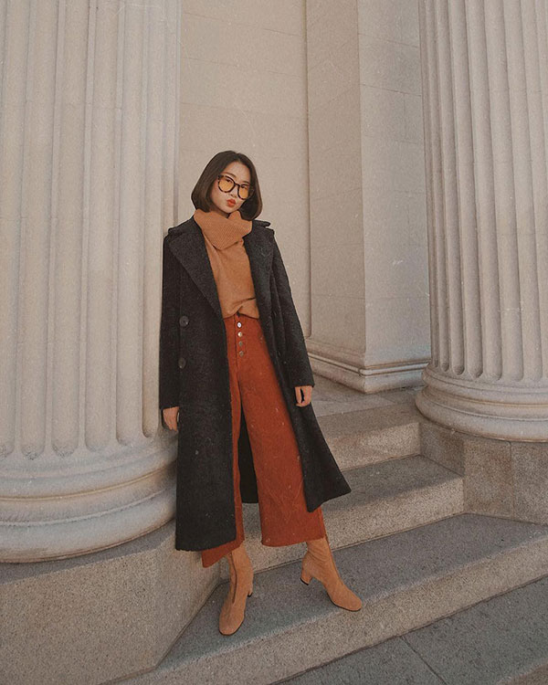 4 công thức mix&match; với áo khoác dạ - item sống mãi với thời gian mà mùa đông nào các nàng cũng đem ra diện