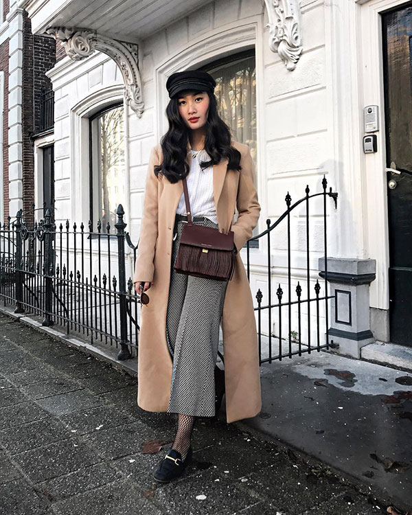 4 công thức mix&match; với áo khoác dạ - item sống mãi với thời gian mà mùa đông nào các nàng cũng đem ra diện