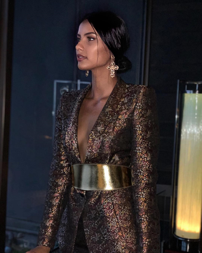 Á hậu 1 Nam Phi có cậu em trai làm người mẫu cao 1,90 m