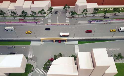 Hà Nội làm hầm đường bộ qua đê sông Hồng