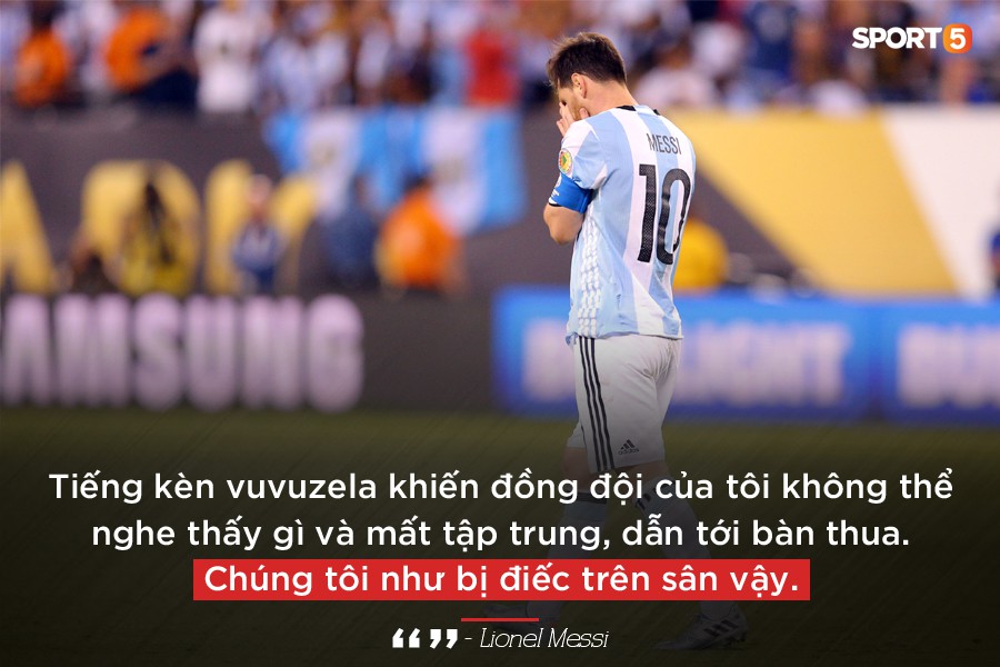 Trước Đình Trọng, Ronaldo - Messi và nhiều sao bóng đá thế giới đã phàn nàn về tiếng kèn vuvuzela