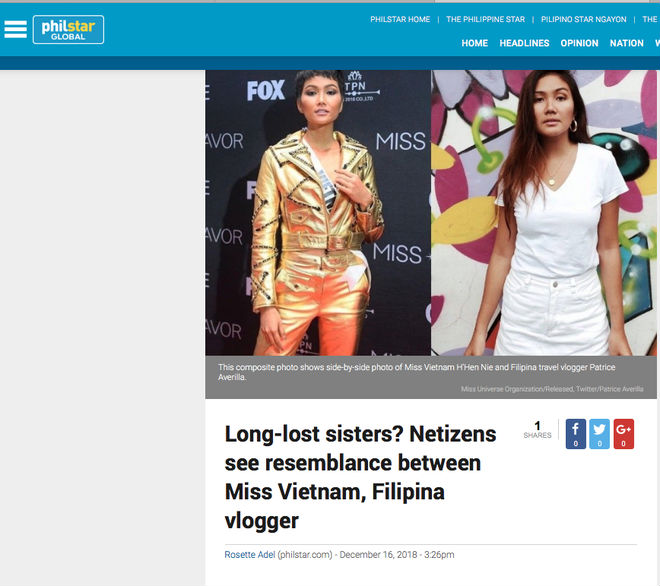 Cô gái Philipinnes nóng bỏng đột nhiên nổi tiếng khắp nước vì giống Hoa hậu HHen Niê