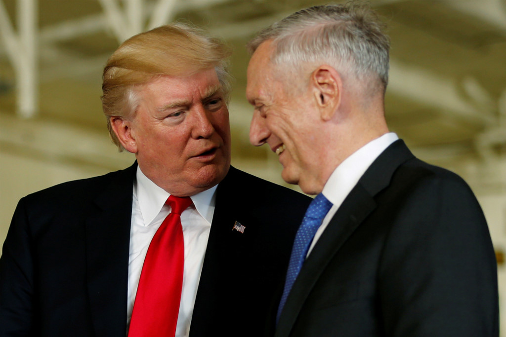 Bộ trưởng Quốc phòng Mattis từ chức vì bất đồng với TT Trump