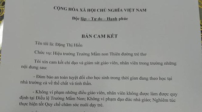 Hà Nội: Bé trai 4 tuổi nghi bị cô giáo mầm non cấu chảy máu vùng kín