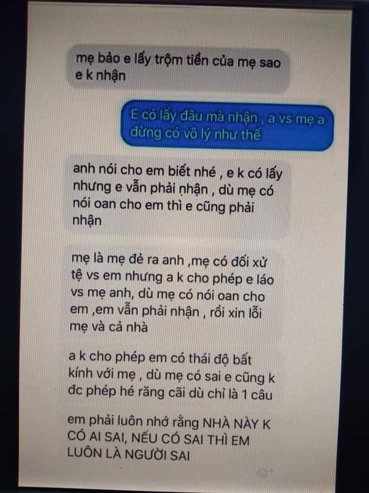 Phẫn nộ vì chuyện anh chồng ép vợ nhận ăn cắp tiền của mẹ, cư dân mạng xúm vào khuyên nên ly dị thôi