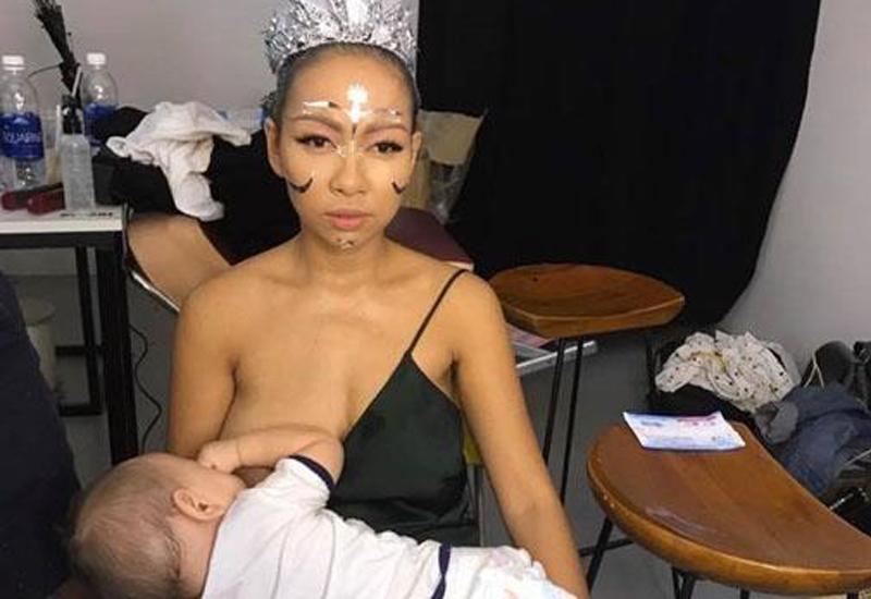 12 mỹ nhân vòng 1 ngoại cỡ vén áo cho con bú đẹp đến nghẹt thở