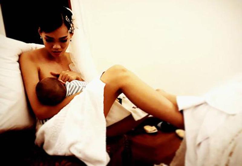 12 mỹ nhân vòng 1 ngoại cỡ vén áo cho con bú đẹp đến nghẹt thở