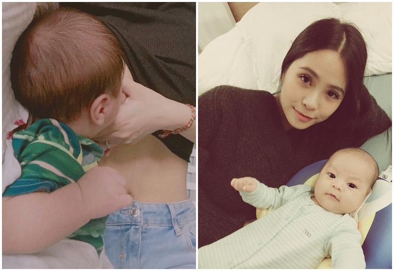 12 mỹ nhân vòng 1 ngoại cỡ vén áo cho con bú đẹp đến nghẹt thở