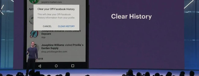 Facebook nợ người dùng tính năng clear history suốt 7 tháng