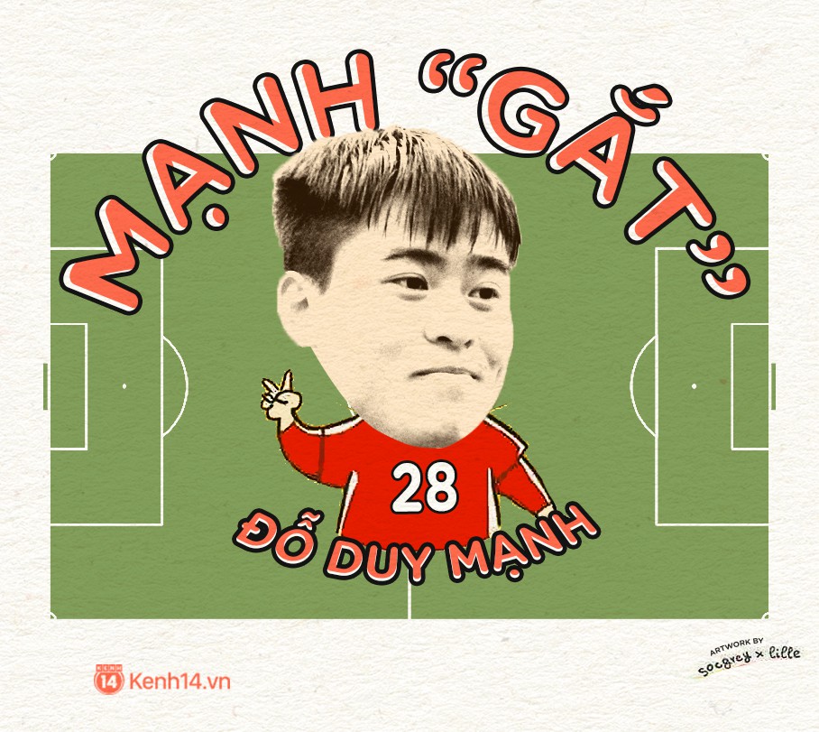 Suốt ngày gọi Huy hoàng tử với Mạnh gắt, nhưng chắc gì bạn đã biết nguồn gốc nickname của các cầu thủ!