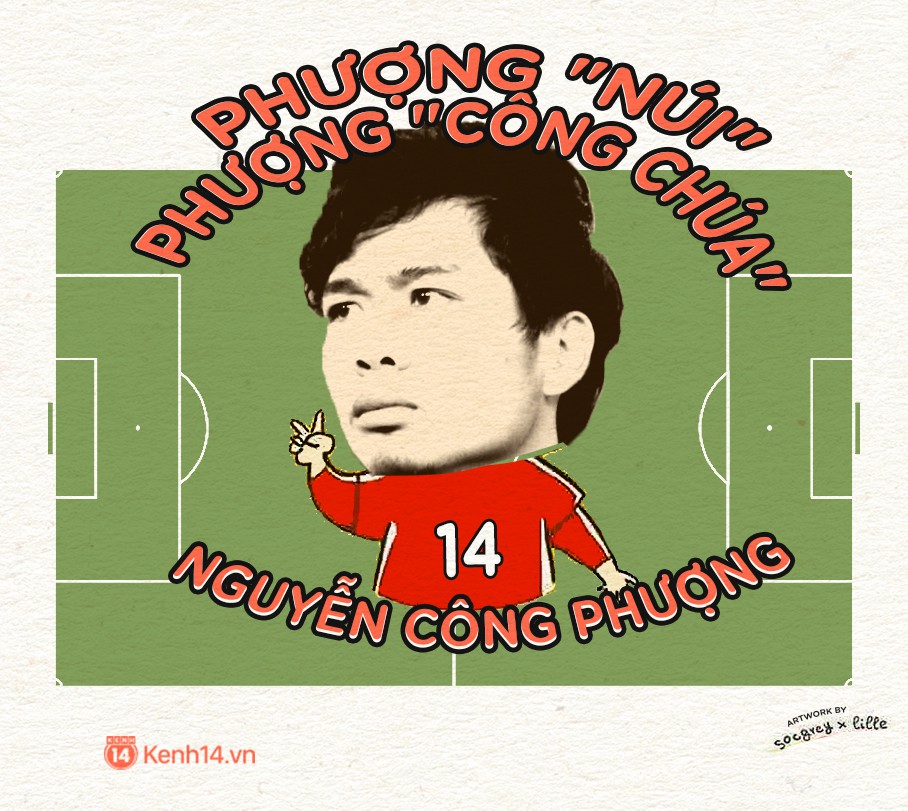 Suốt ngày gọi Huy hoàng tử với Mạnh gắt, nhưng chắc gì bạn đã biết nguồn gốc nickname của các cầu thủ!