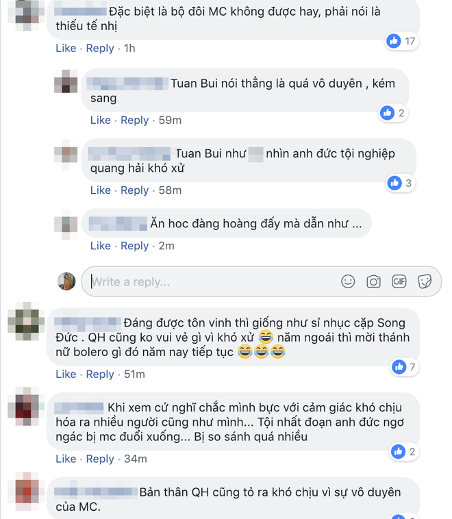 Khán giả bức xúc vì MC vô duyên khiến cầu thủ Anh Đức trông tội nghiệp còn Quang Hải thì khó xử