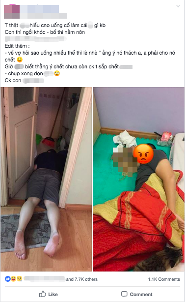 Ngán ngẩm với ông chồng say xỉn, nôn khắp nhà nhưng lý do uống nhiều còn khiến cô vợ sôi máu hơn cả: Tại chúng nó thách anh