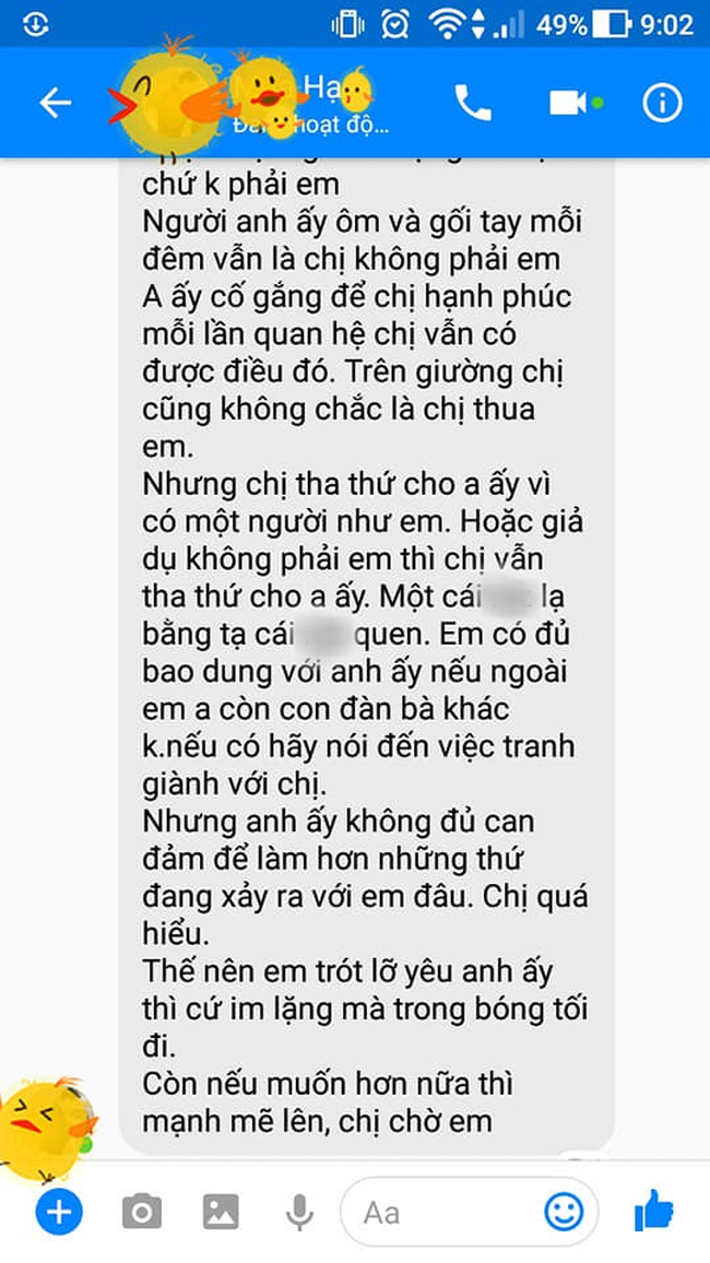 Cư dân mạng xôn xao vì chị vợ bản lĩnh, chỉ vài dòng trần thuật mà khiến bồ nhí của chồng khóc cạn nước mắt