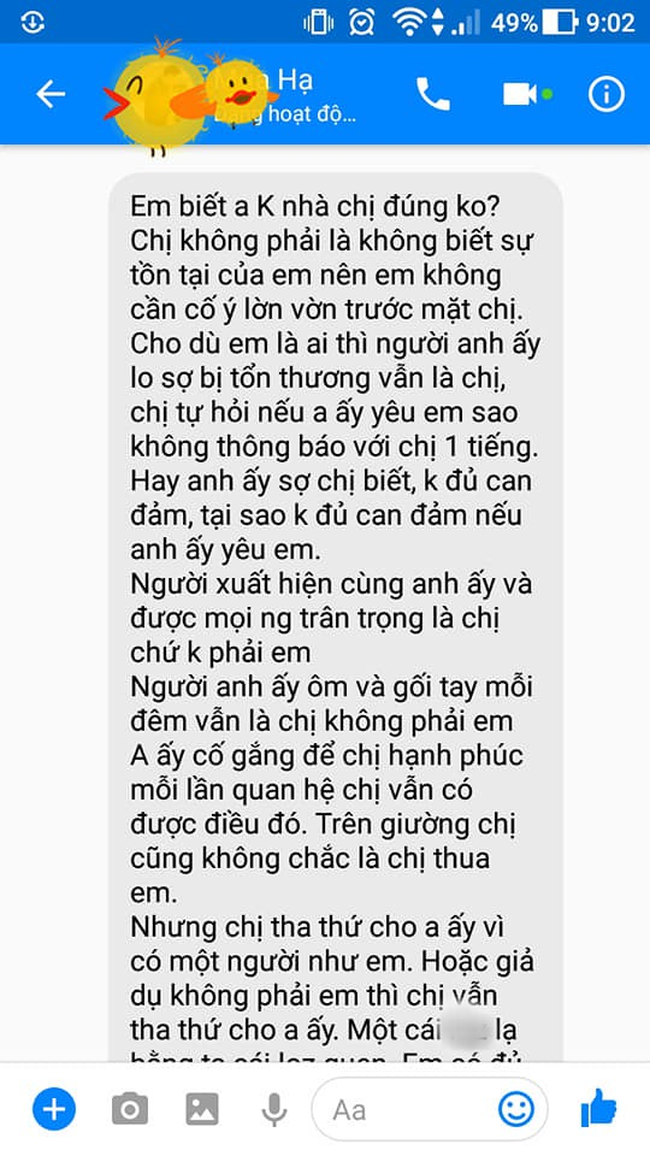 Cư dân mạng xôn xao vì chị vợ bản lĩnh, chỉ vài dòng trần thuật mà khiến bồ nhí của chồng khóc cạn nước mắt