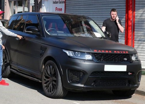 Bộ sưu tập toàn xe sang màu đen mờ của Jesse Lingard