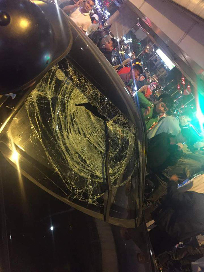 Hà Nội: Tài xế say rượu lái ô tô đâm hai bà bầu nhập viện