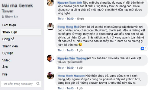 Nỗi lo gạch, dao rơi xuống khi sống ở chung cư