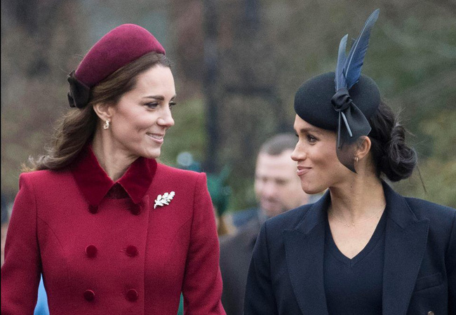 Kate và em dâu Meghan mặt đối mặt dự lễ Giáng Sinh và đây là cách họ trả lời cho tin đồn mâu thuẫn