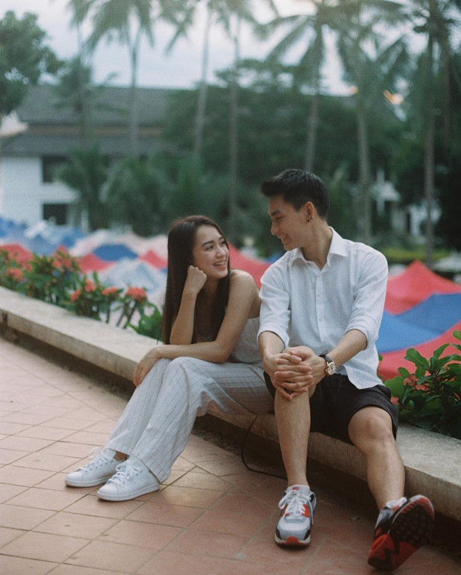 Hot girl Lào gốc Việt rạng rỡ bên chồng điển trai trong ngày cưới