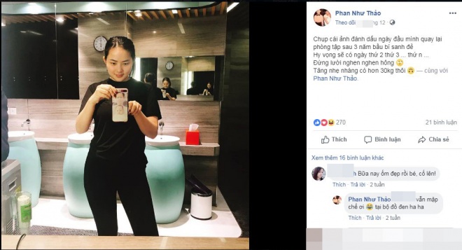 Suốt một thời gian dài bị chê mập ú, Phan Như Thảo lột xác ngỡ ngàng