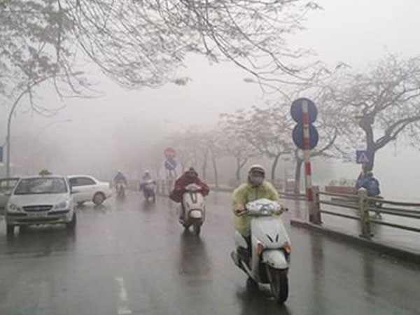 Dự báo thời tiết 28/12: Hà Nội chìm trong mưa rét