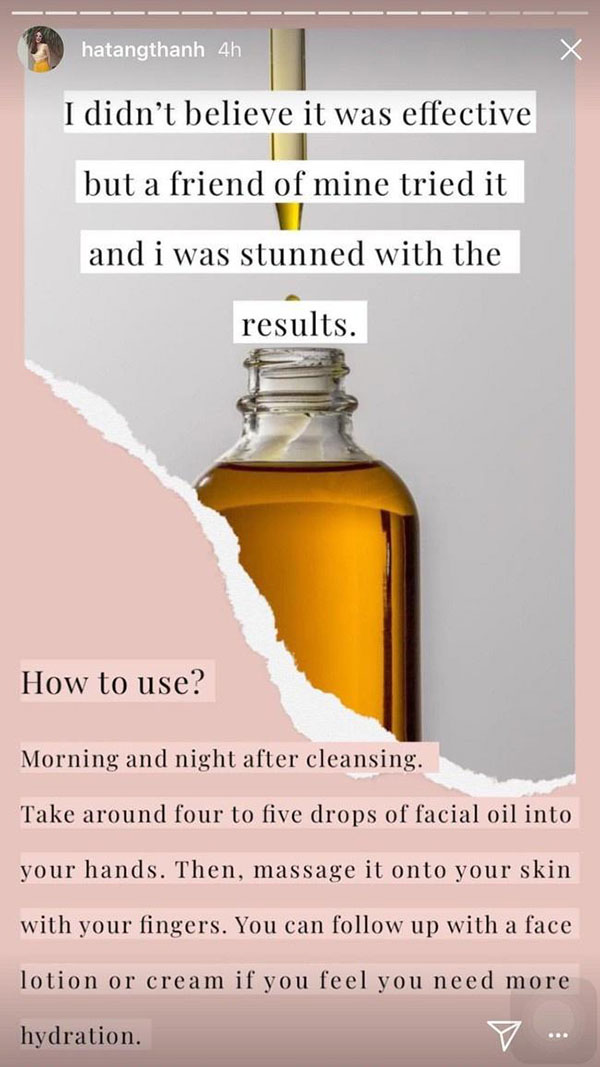 Làn da lúc nào cũng căng hồng như gái 18, thì ra Hà Tăng áp dụng những cách này!