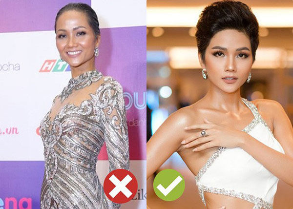 Tạo kỳ tích tại Miss Universe với da nâu tóc tém, nhưng HHen Niê nhiều lần dìm nhan sắc bằng kiểu tóc xấu khó cưỡng