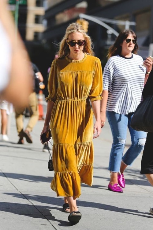 Váy nhung, mặc sao để không bị dìm dáng như Kỳ Duyên? Váy nhung, mặc sao để không bị dìm dáng như Kỳ Duyên?