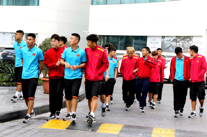 Thoát cảnh sấp ngửa tìm sân tập, thầy trò HLV Park Hang-seo hào hứng với ngày đầu ở Qatar