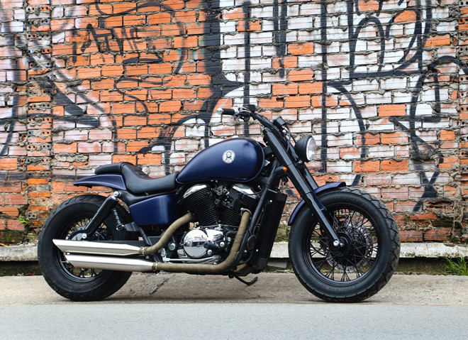 Honda Shadow 400 đời 1997 lột xác như mới của biker Hải Phòng
