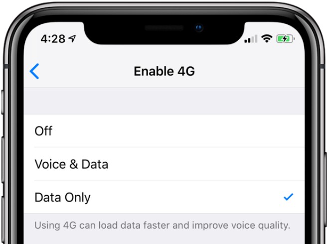 Khắc phục sự cố cuộc gọi LTE và SMS trên iPhone chạy iOS 12.1.2