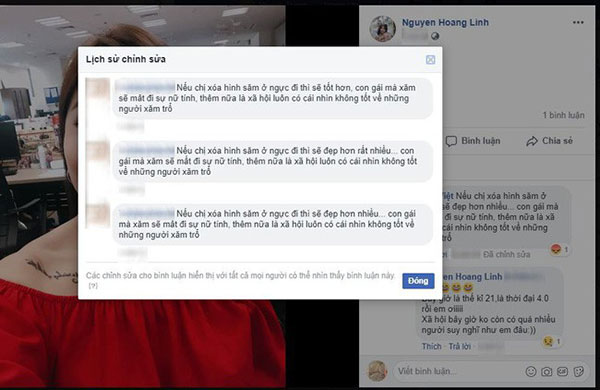 Được khuyên xóa hình xăm ở ngực đi sẽ đẹp hơn, MC Hoàng Linh đã phản pháo nhẹ nhàng mà cực gắt