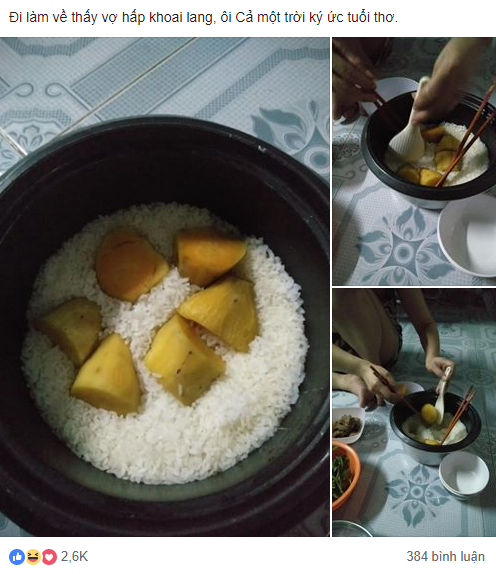 Chồng trẻ háo hức khoe món ăn vợ làm gọi cả trời tuổi thơ, dân mạng lại chăm chăm soi chi tiết vụng về này