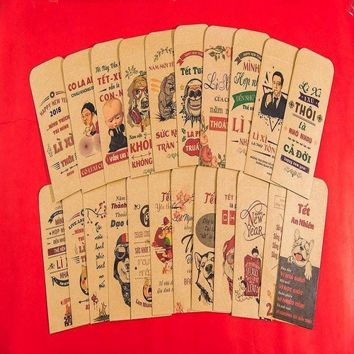 Cẩn trọng với bao lì xì in ảnh tiền 500.000 đồng