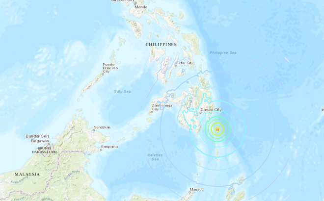 Động đất 7,2 độ richter rung chuyển đảo Mindanao, Philippines: Cảnh báo sóng thần hủy diệt