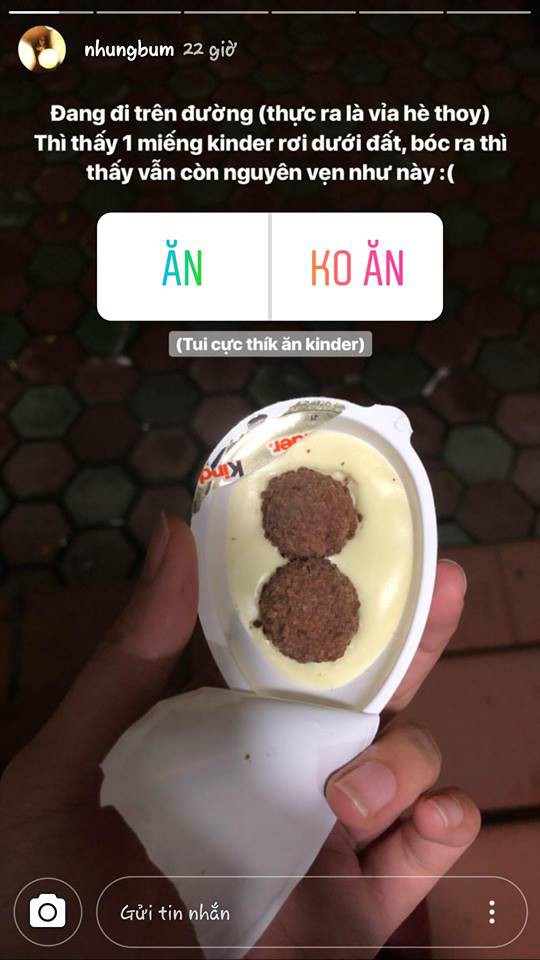 Nhặt được hộp socola ở vỉa hè, bạn gái Văn Toàn quyết định... ăn luôn!