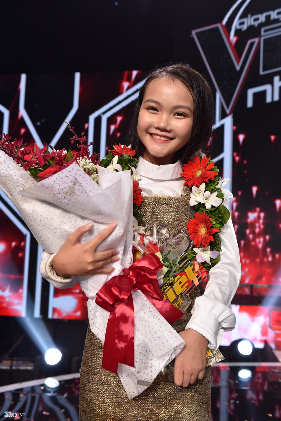 Cô bé dân ca Hà Quỳnh Như trở thành quán quân Giọng hát Việt nhí 2018