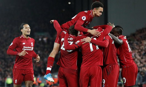 Liverpool thắng đậm Arsenal