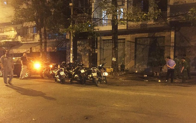 Hiện trường vụ giang hồ nổ súng, dùng hung khí truy sát người ở TP HCM